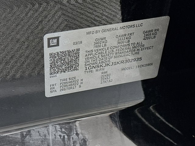 2019 Chevrolet Suburban Premier