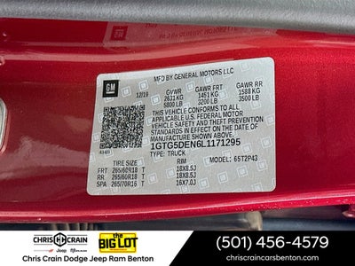 2020 GMC Canyon 2WD Crew Cab Short Box SLT