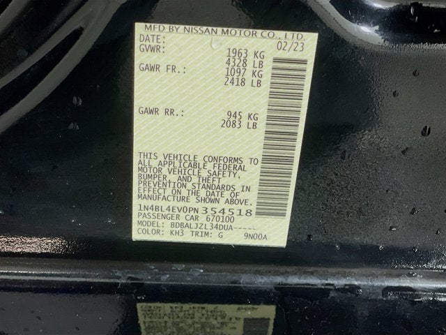 2023 Nissan Altima SL FWD