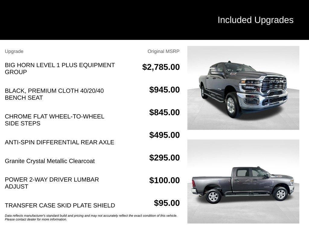 2026 RAM 2500 Big Horn Crew Cab 4x4 6'4' Box