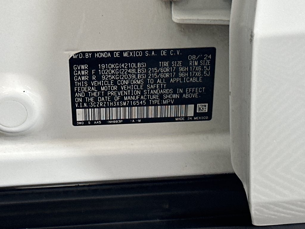 2025 Honda HR-V 2WD LX