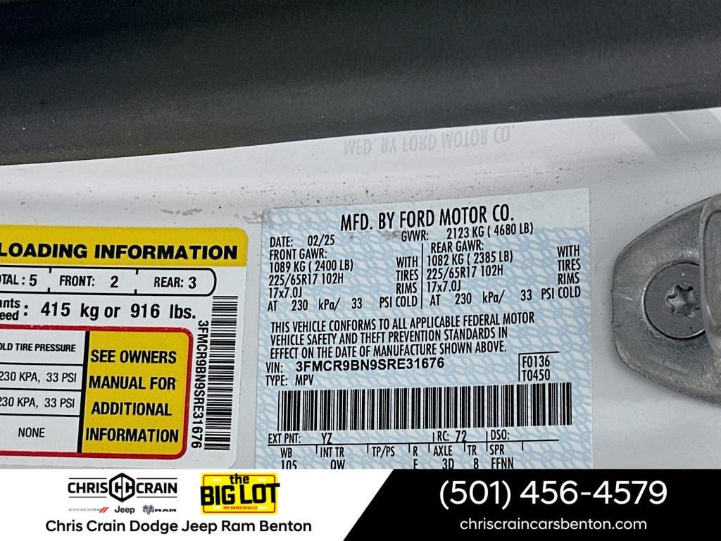 2025 Ford Bronco Sport Big Bend