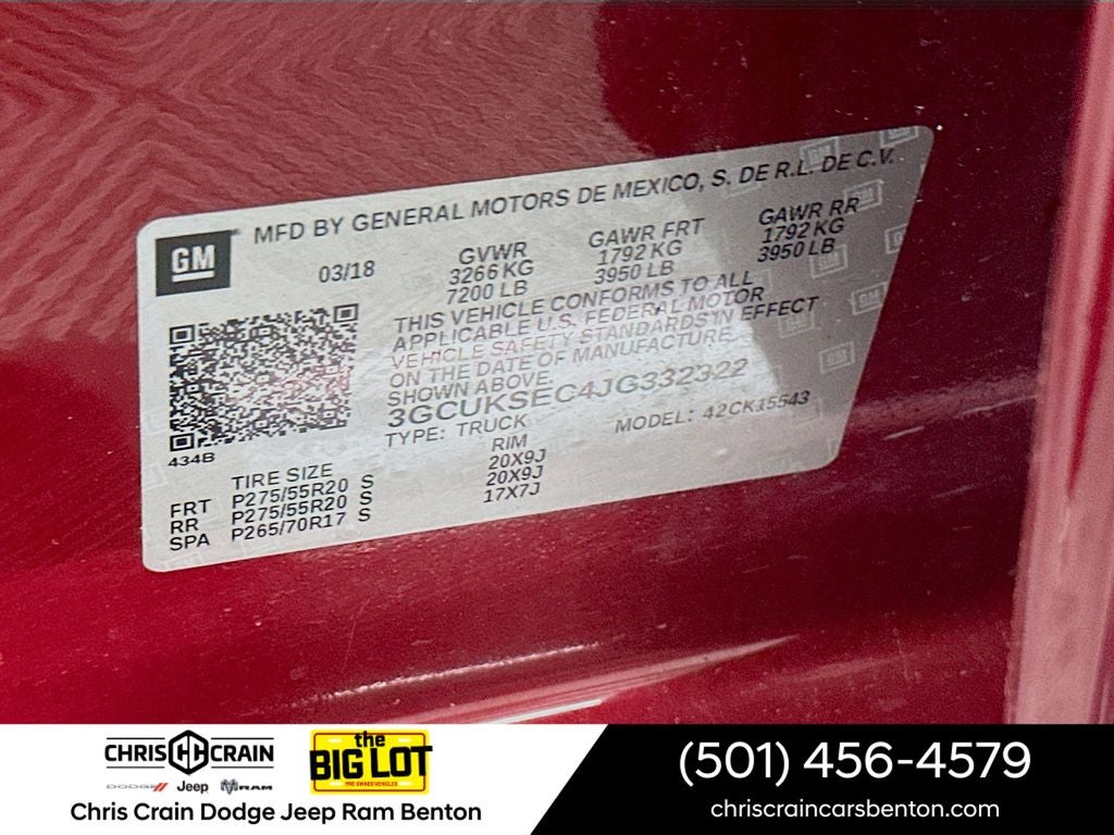 2018 Chevrolet Silverado 1500 LTZ 2LZ