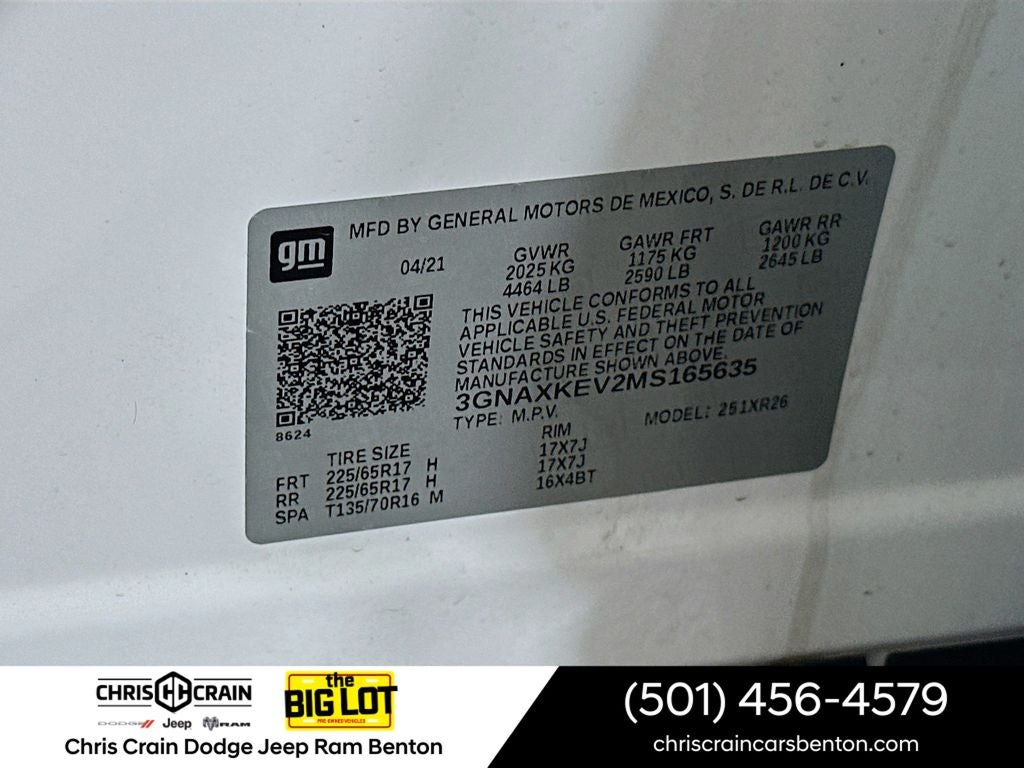 2021 Chevrolet Equinox FWD LT