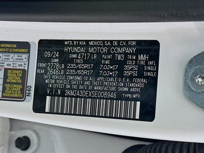 2025 Hyundai TUCSON SE