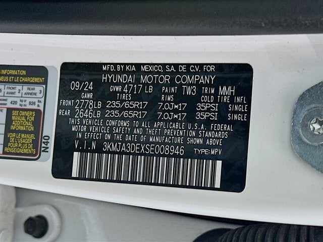 2025 Hyundai TUCSON SE