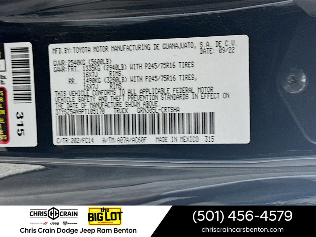 2023 Toyota Tacoma SR5 V6