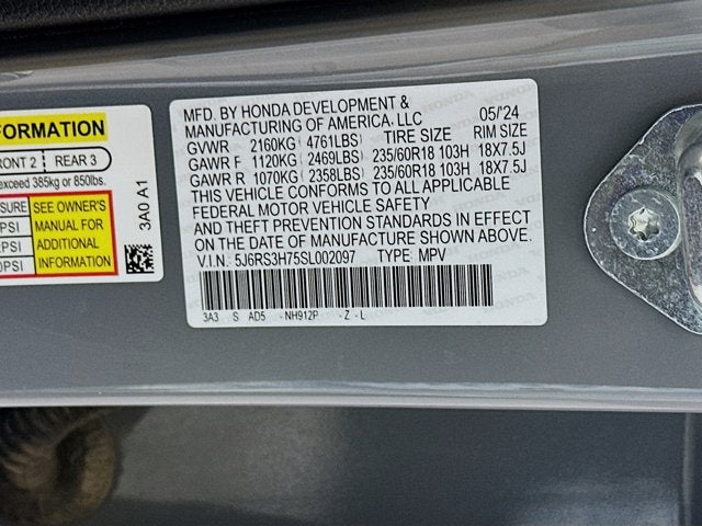 2025 Honda CR-V EX-L 2WD