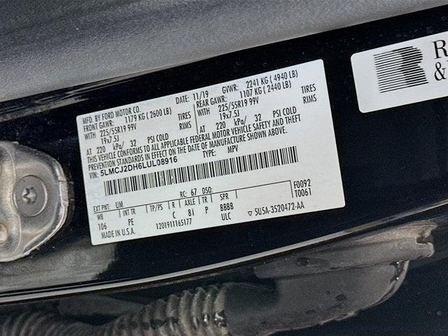 2020 Lincoln Corsair Reserve