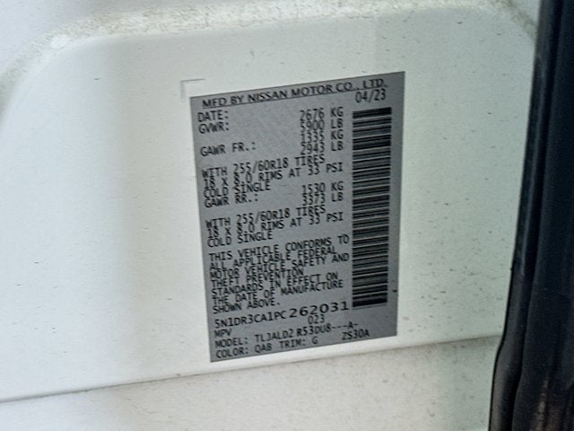 2023 Nissan Pathfinder SL FWD