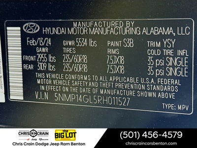 2024 Hyundai SANTA FE SE