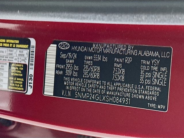 2025 Hyundai SANTA FE SEL