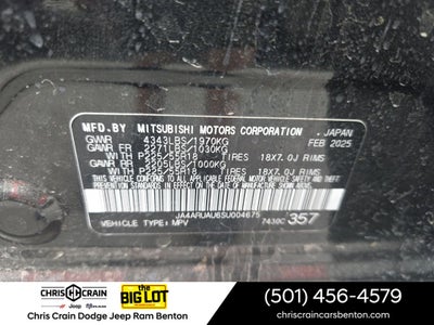 2025 Mitsubishi Outlander Sport 2.0 LE AWC