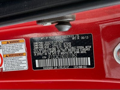 2013 Subaru BRZ Limited