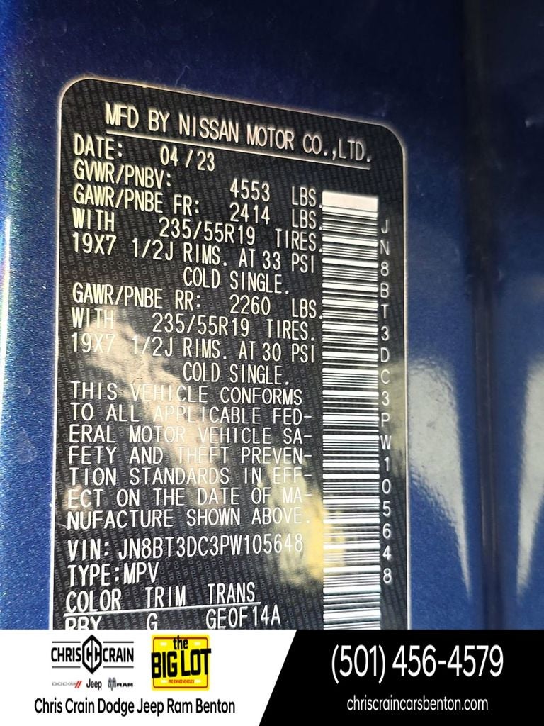 2023 Nissan Rogue Platinum