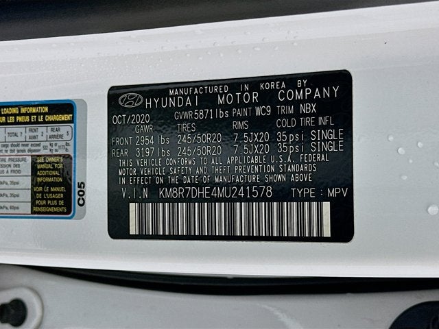 2021 Hyundai PALISADE Calligraphy