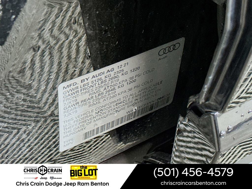 2022 Audi Q3 Premium Plus S Line quattro