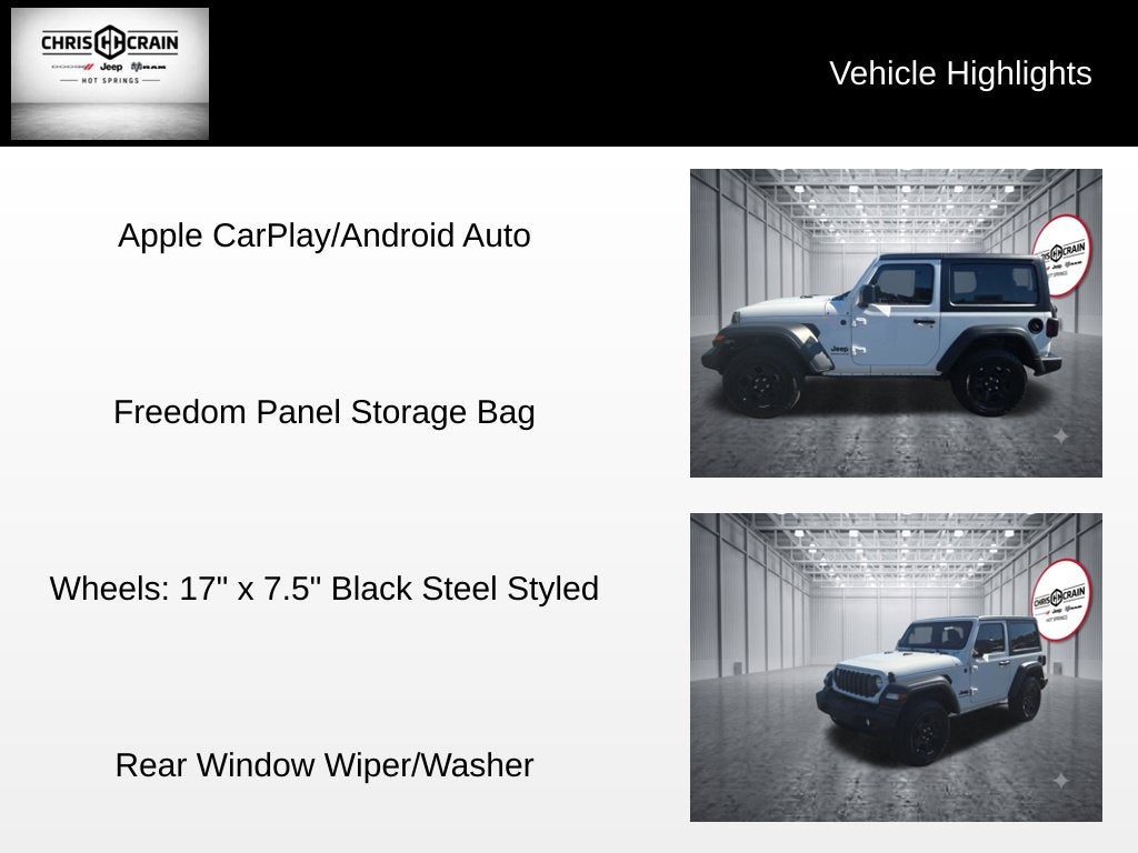 2025 Jeep Wrangler 2-Door Sport 4x4