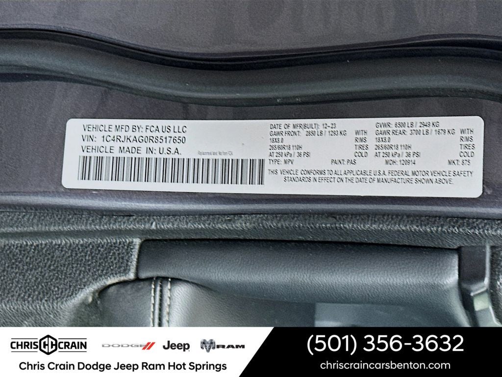2024 Jeep Grand Cherokee L Altitude 4x4