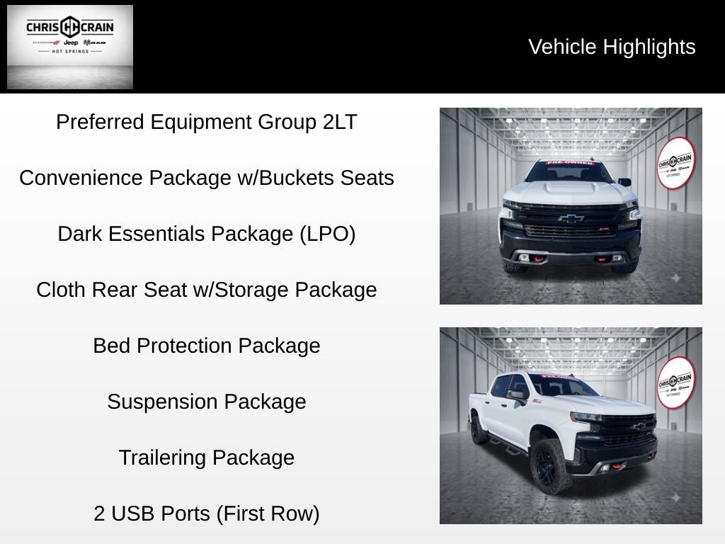 2021 Chevrolet Silverado 1500 4WD Crew Cab Short Bed LT Trail Boss