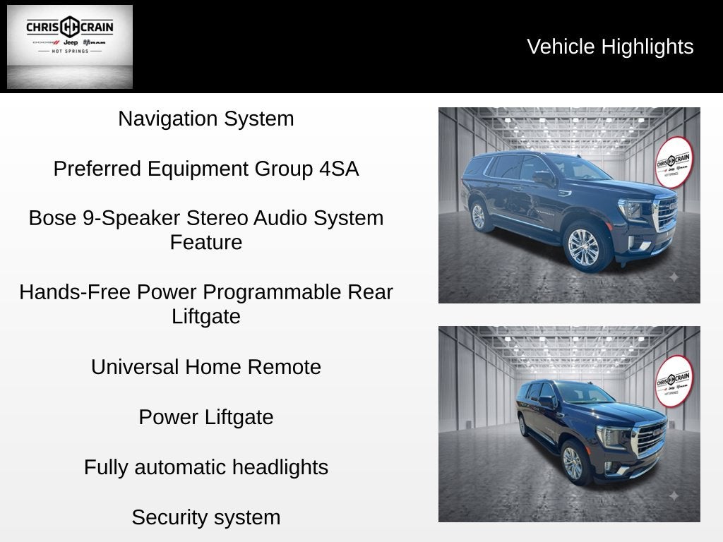 2024 GMC Yukon 4WD SLT