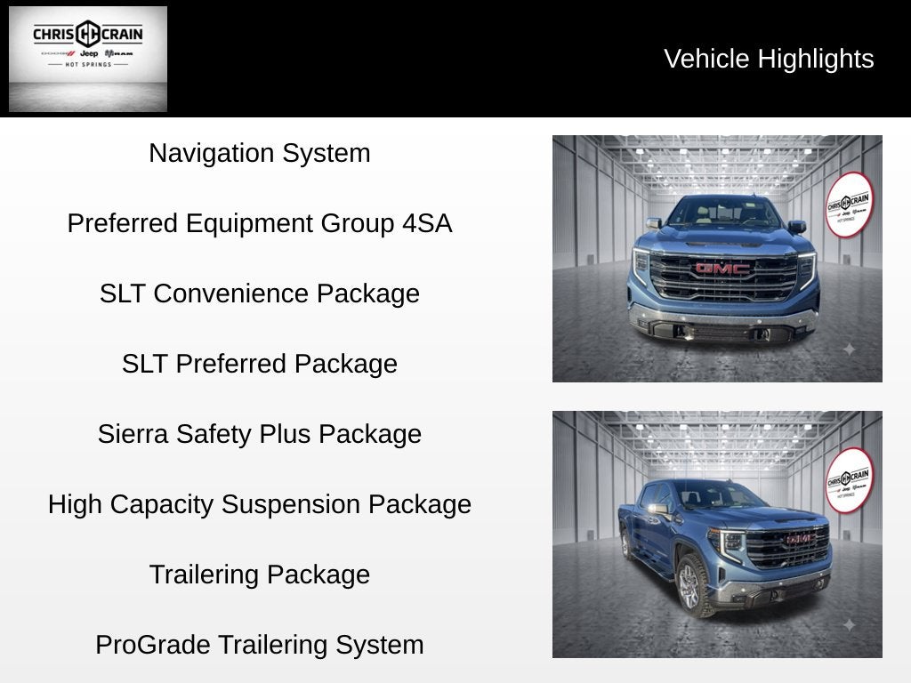 2024 GMC Sierra 1500 4WD Crew Cab Short Box SLT