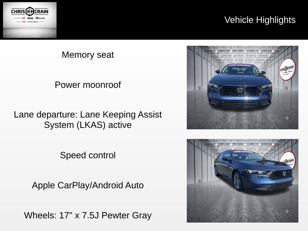 2023 Honda Accord Hybrid EX-L