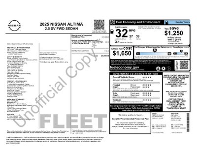 2025 Nissan Altima SV FWD
