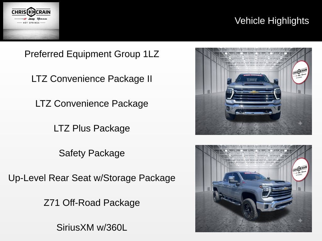 2024 Chevrolet Silverado 2500HD 4WD Crew Cab Standard Bed LTZ