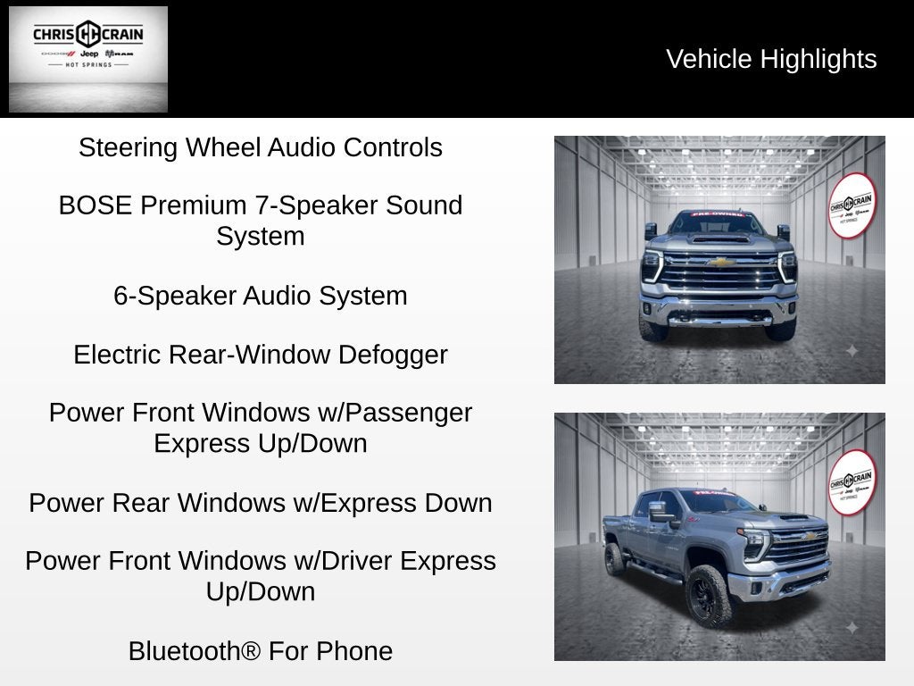 2024 Chevrolet Silverado 2500HD 4WD Crew Cab Standard Bed LTZ
