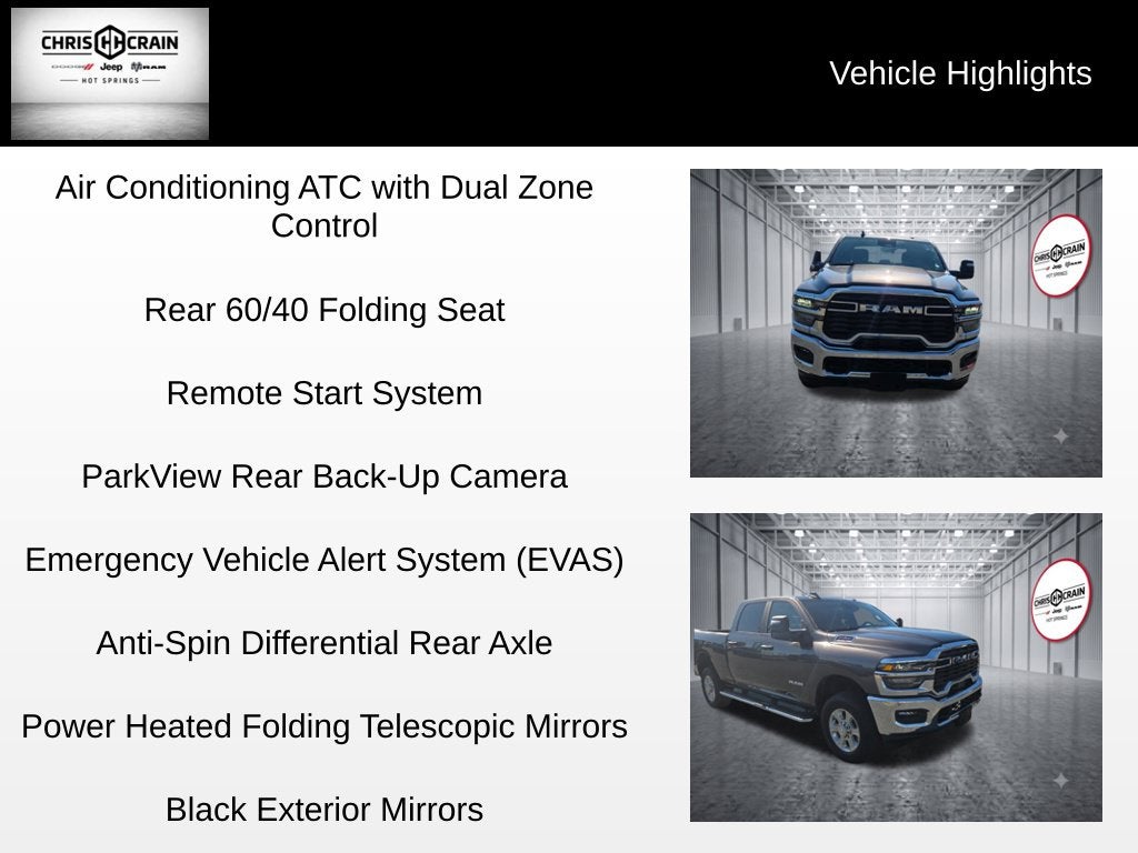 2026 RAM 2500 Big Horn Crew Cab 4x4 6'4' Box