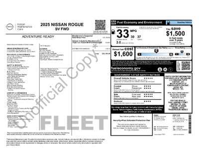 2025 Nissan Rogue SV FWD