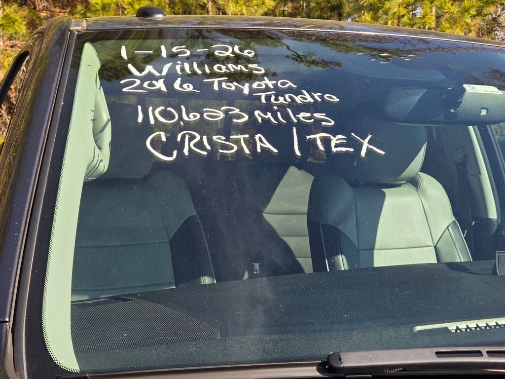 2016 Toyota Tundra SR5 5.7L V8