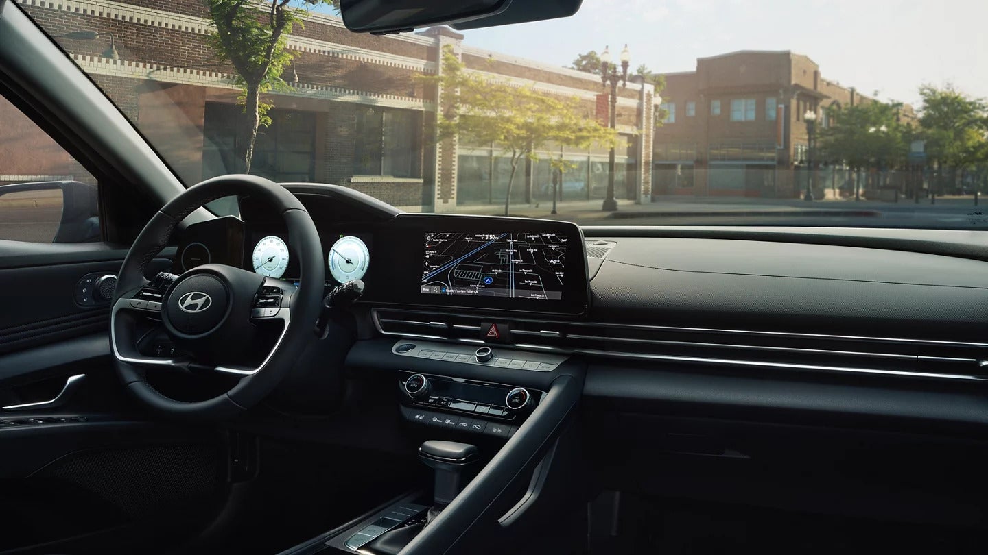 interior hybrid elantra