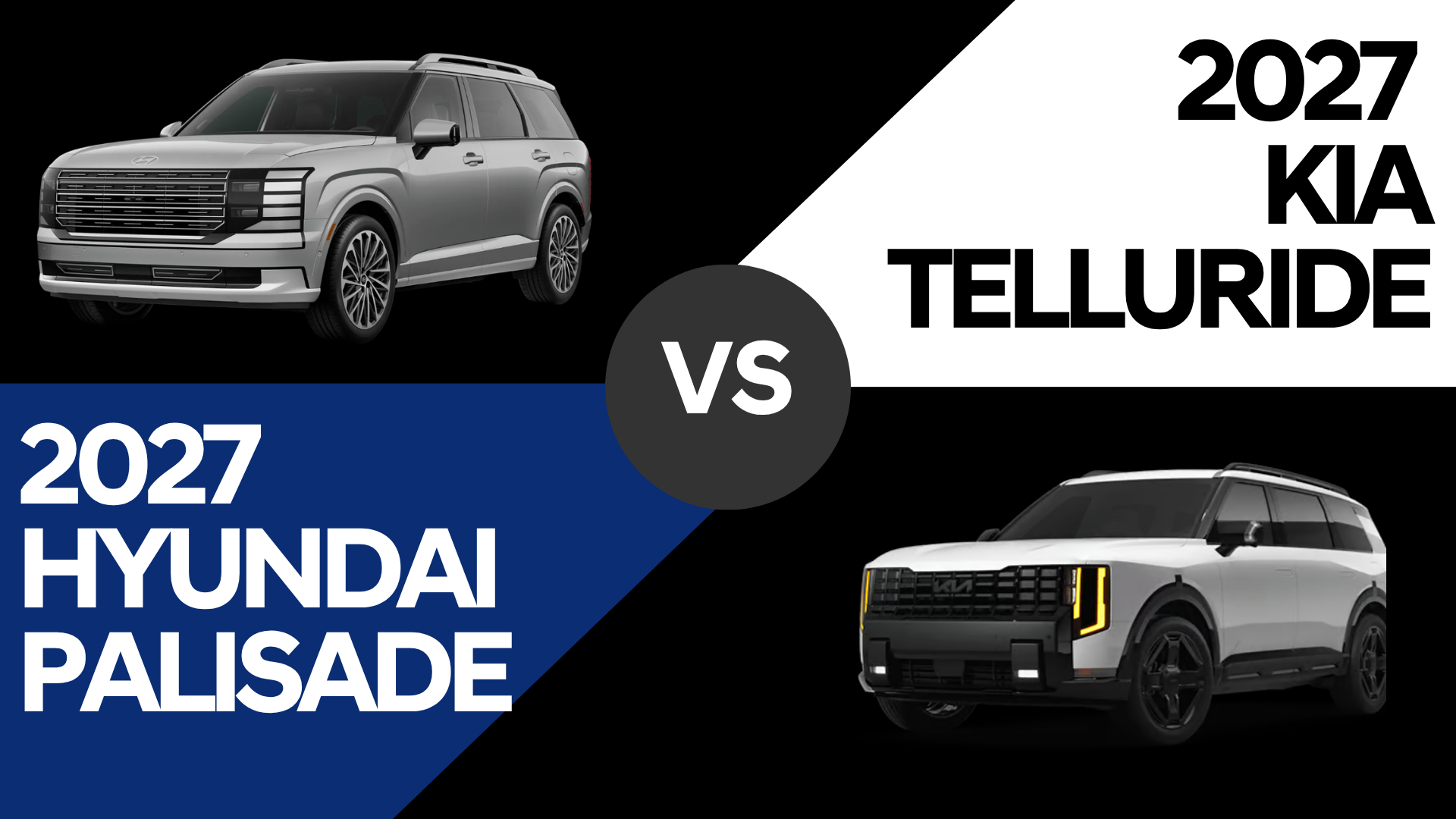 2027 Hyundai Palisade vs. 2027 Kia Telluride comparison blog by Chris Crain Hyundai