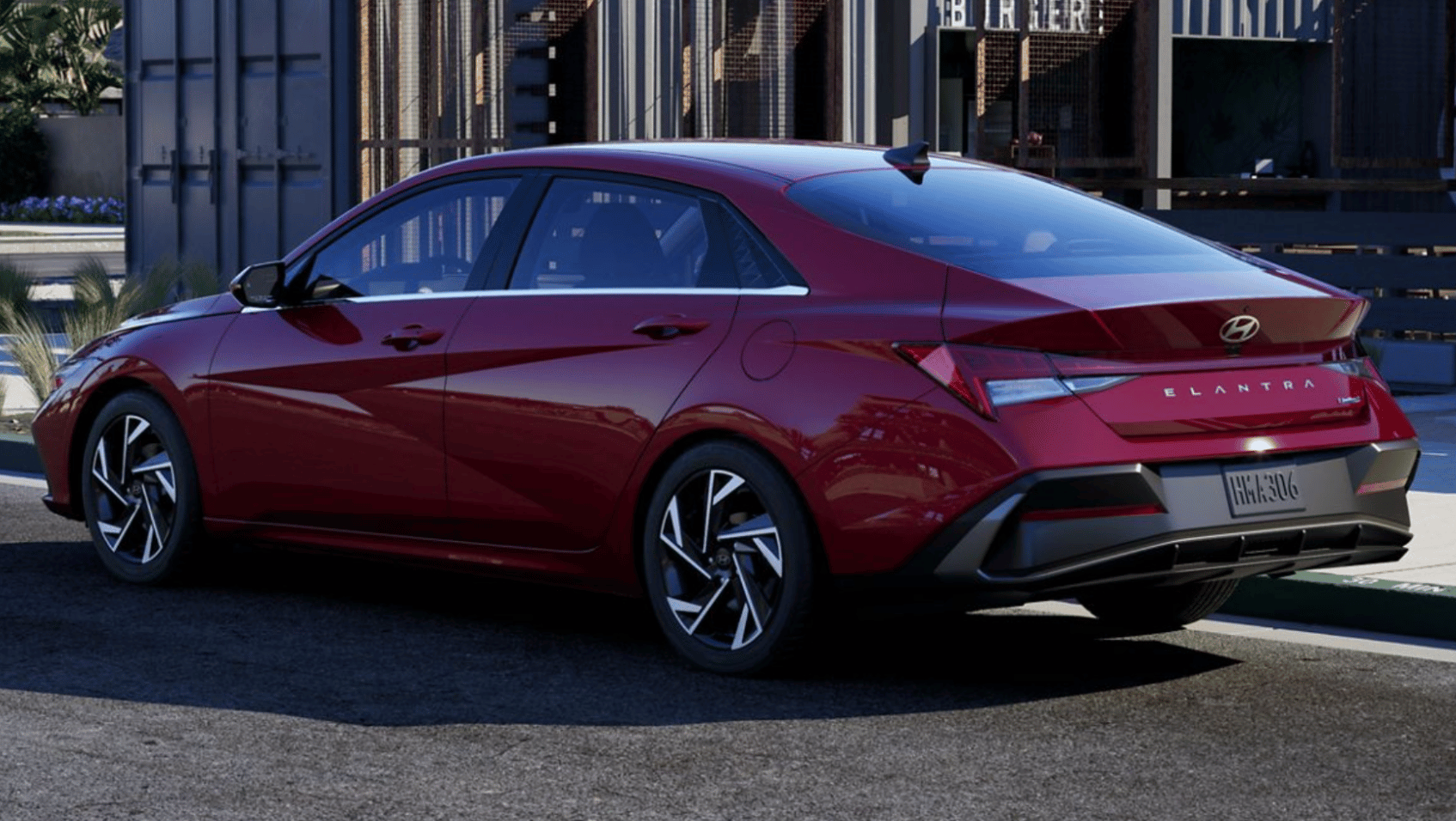 Side View of the 2025 Hyundai Elantra