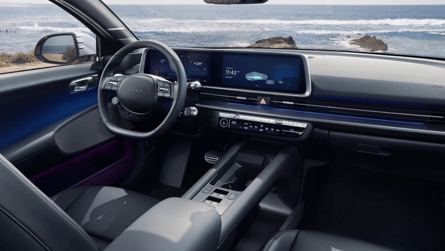 Interior View of the 2025 Hyundai IONIQ 6
