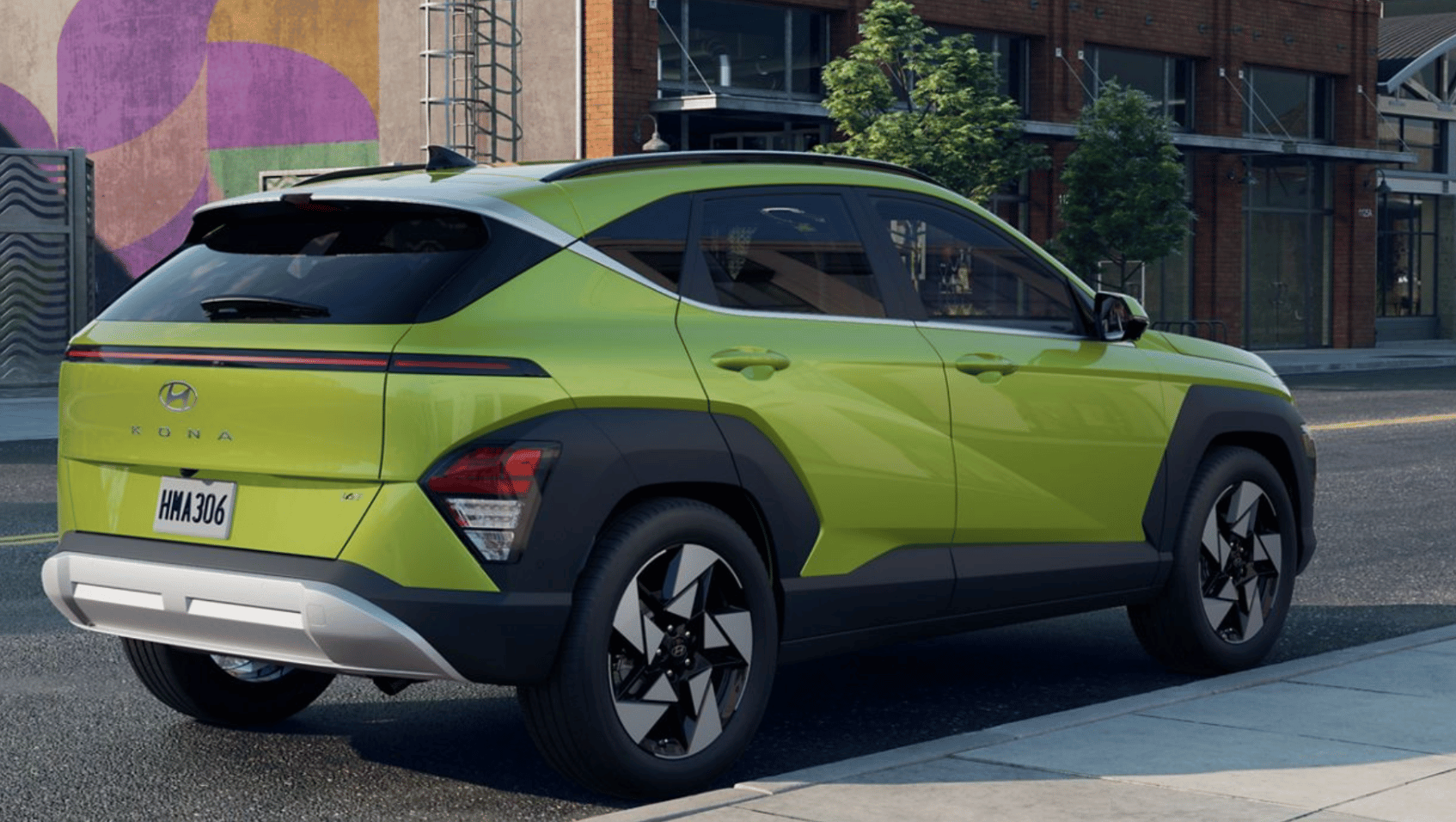 Side View of the 2025 Hyundai Kona Electric