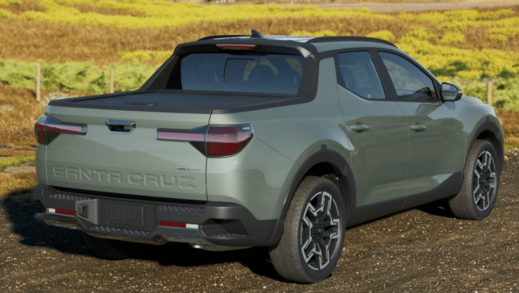 Side View of the 2025 Hyundai Santa Cruz