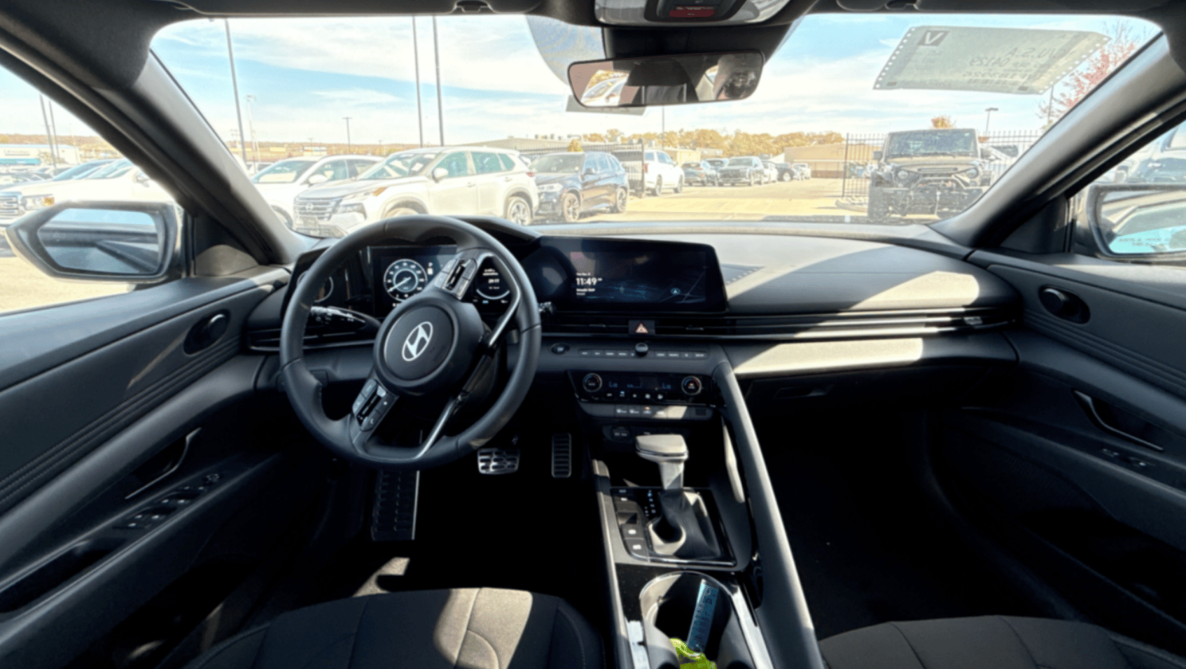 Interior view of 2026 Hyundai Elantra Hybrid in Conway, AR