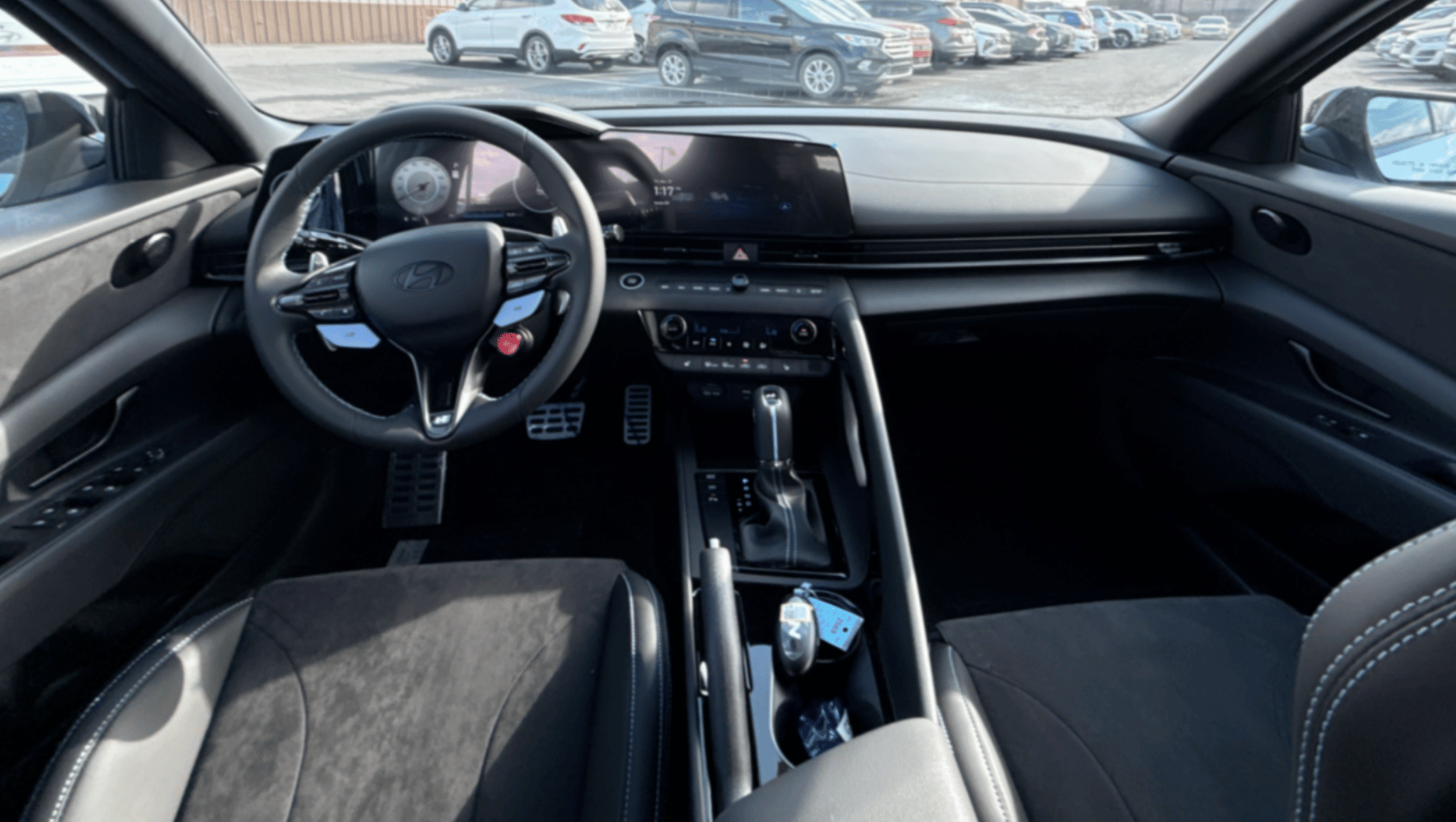 Interior view of 2026 Hyundai Elantra N in Conway, AR