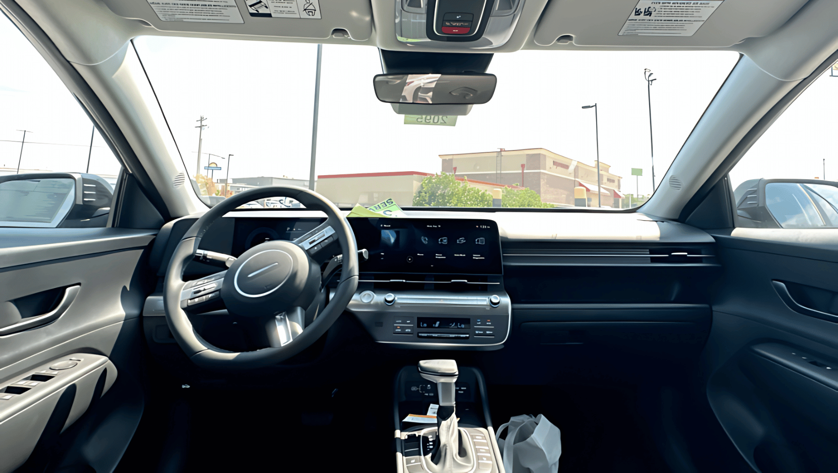 Interior view of 2026 Hyundai Kona in Conway, AR