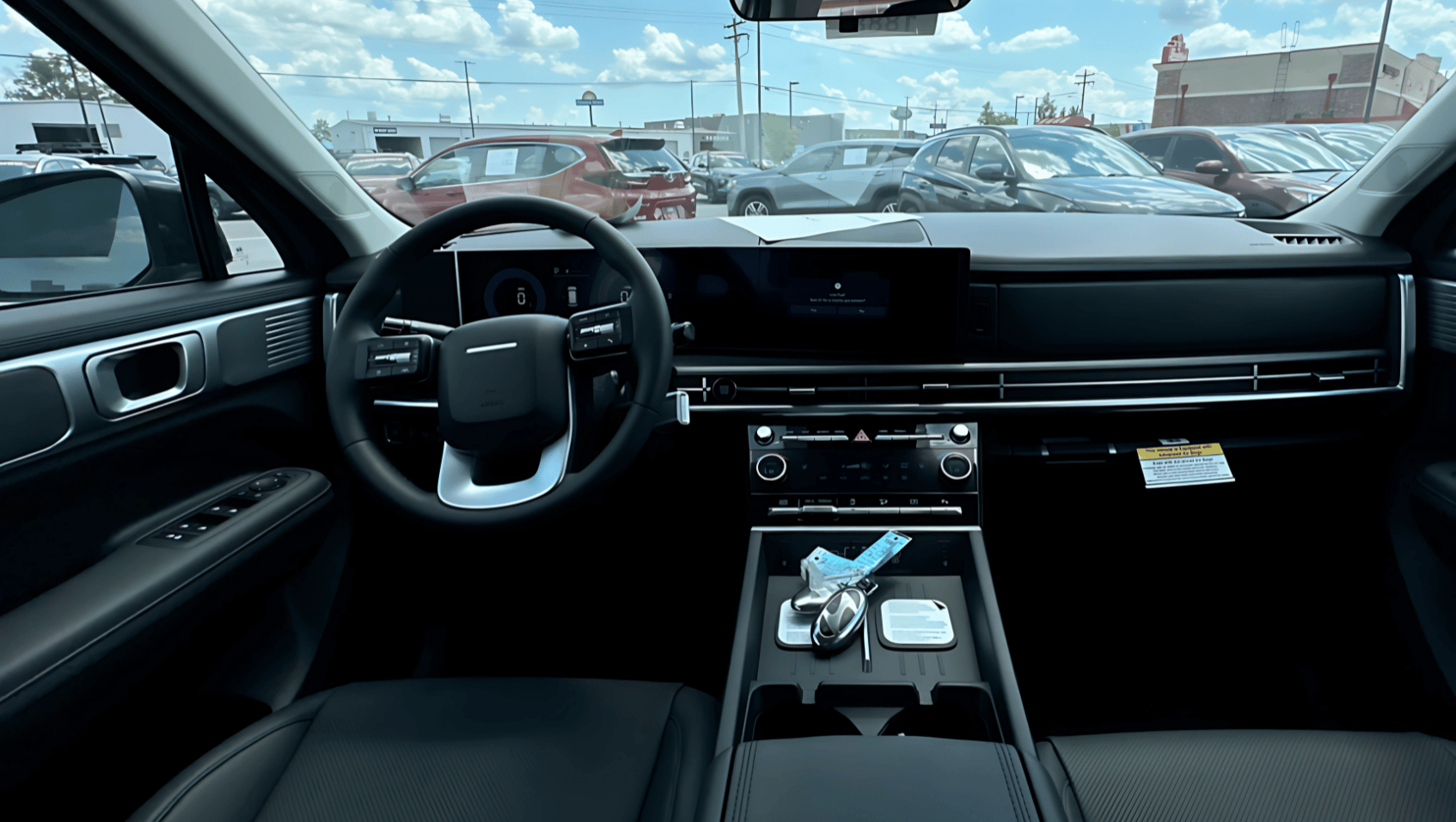 Interior view of 2026 Hyundai Santa Fe in Conway, AR