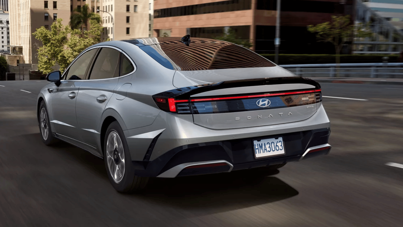 Back view of 2026 Hyundai Sonata Hybrid in Conway, AR