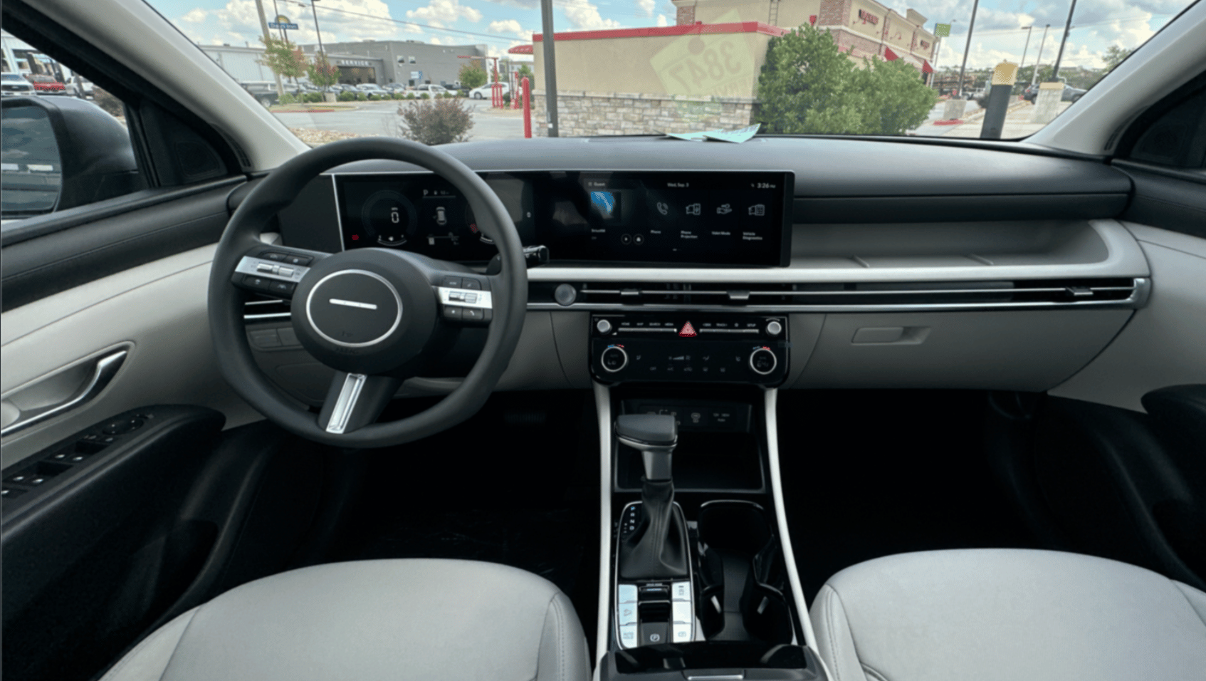 Interior view of 2026 Hyundai Tucson in Conway, AR