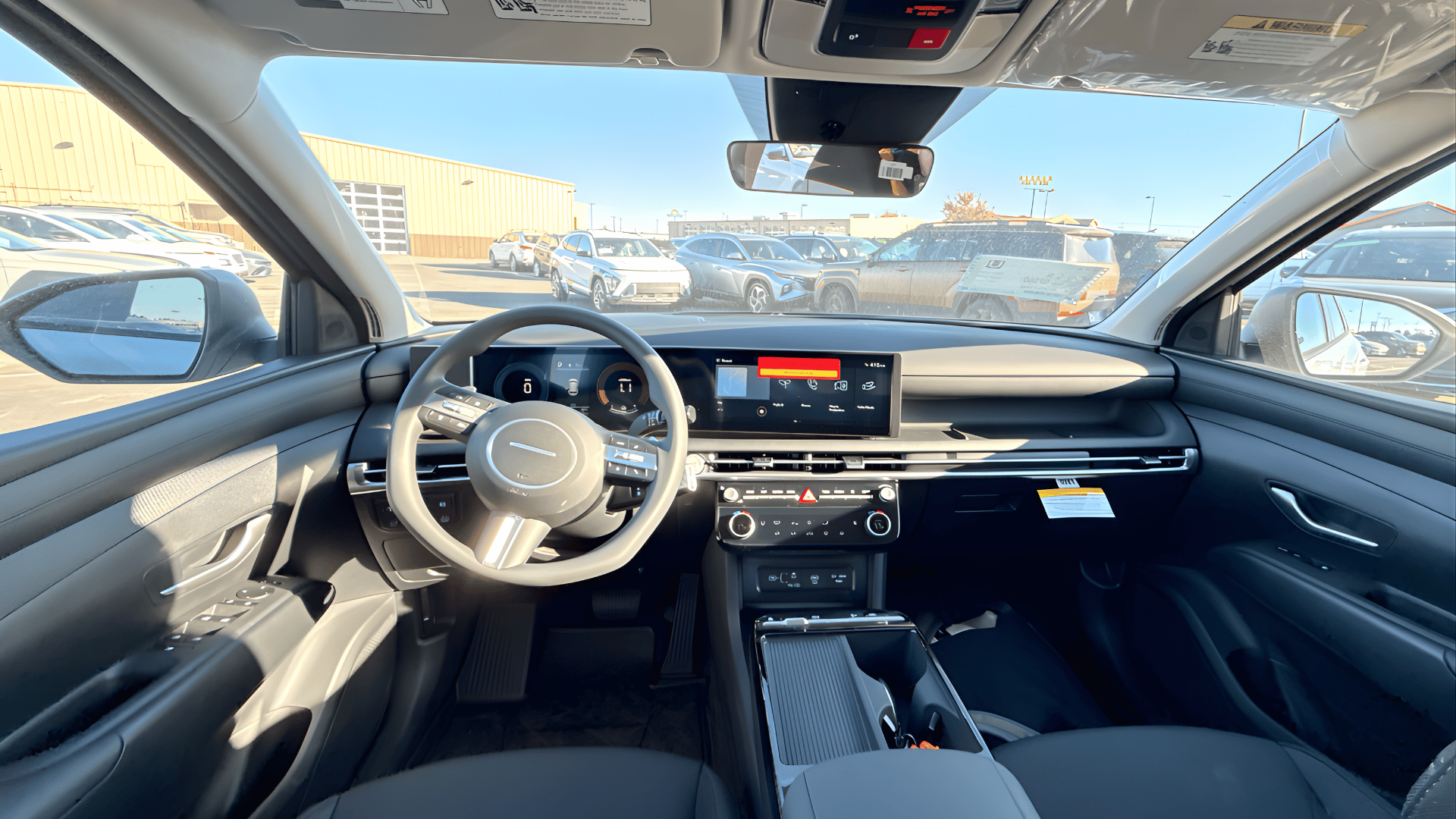 Interior view of 2026 Hyundai Tucson Hybrid in Conway, AR