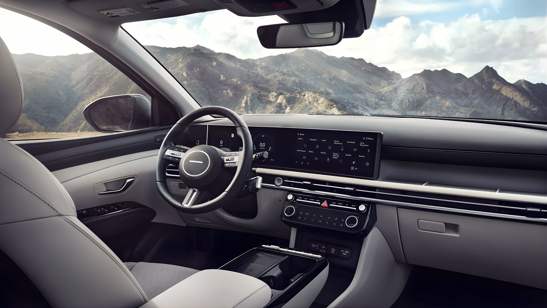 Interior view of 2026 Hyundai Tucson Plug-in Hybrid in Conway, AR